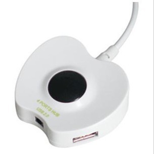 苹果型USB HUB集线器 一拖四强劲驱动，厂家直销性价比之选