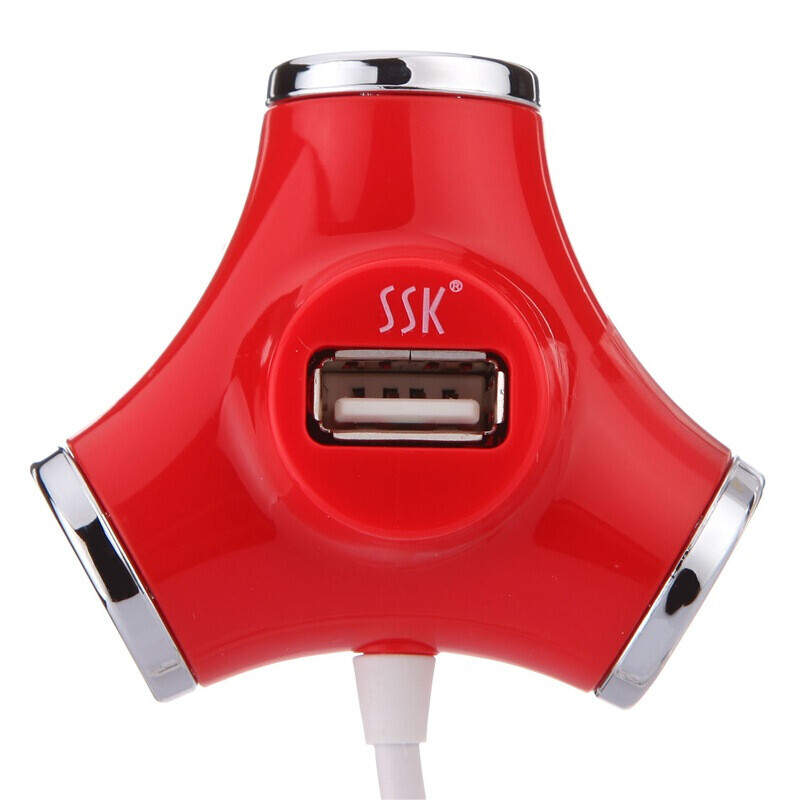 色彩与性能的跃动 飚王SHU012红色水管集线器HUB评测