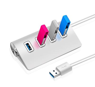 铝合金USB3.0斜面4口HUB集线器 性能与颜值的双重升级